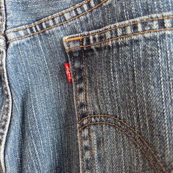 Levi's Y2K 505 Low Straight Leg Jeans Nouveau Size 16 - Picture 4 of 6